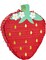 Sparkle and Bash Strawberry Pinata - Fruit-Themed Summer Birthday Party Decorations - Strawberry Themed Pinata